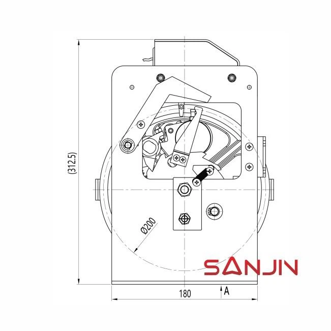 Elevator safety parts Elevator Overspeed Governor OX-206