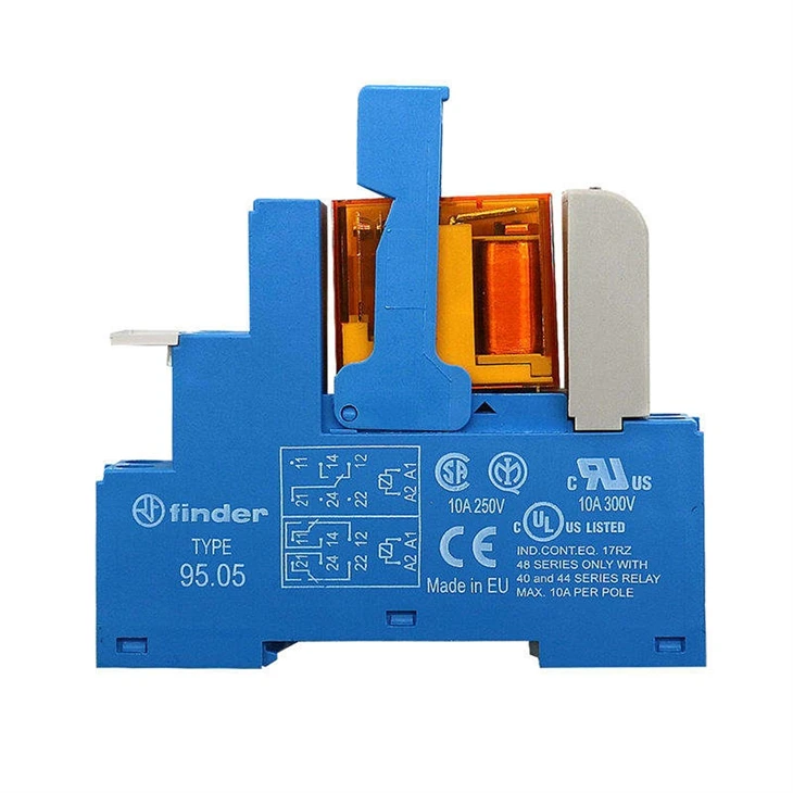 Elevator Relay Module Socket Base 95.05 With 40.52 Electromagnetic Industrial Control Relay