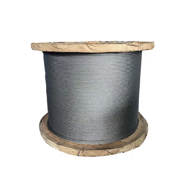 Galvanized Steel Wire Rope 8x19S+FC Sisal Core Steel Cable
