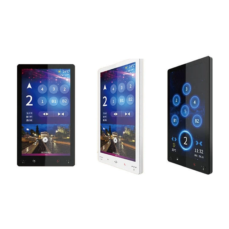 RS485 Elevator Touch Panel Stainless Steel Car Operating Panel COP LCD Display