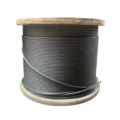 8x19S Elevator Steel Wire Rope Bright Oiled Surface For High Rise Passenger Elevators