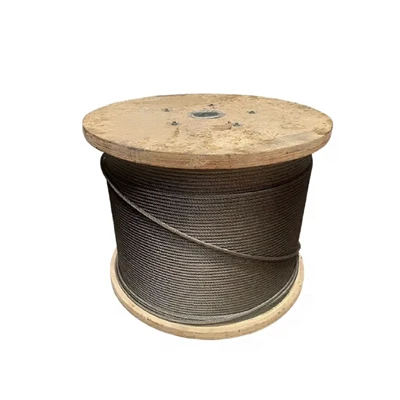8x19S+NFC Elevator Traction Steel Wire Rope Bright Finish For High Rise Freight