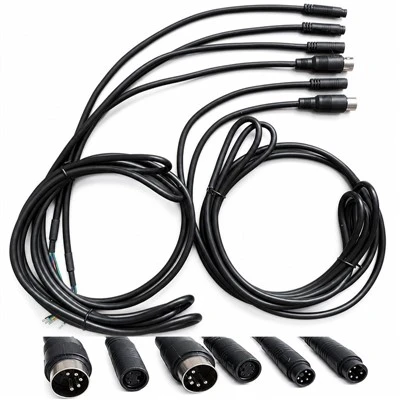DIN 5P Elevator Door Light Curtain Connection Cable Industrial Control Connector Cable