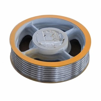 Elevator Guide Wheel Steel Replacement Pulley For Villa Lift Elevator Spare Parts