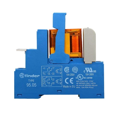 Elevator Relay Module Socket Base 95.05 With 40.52 Electromagnetic Industrial Control Relay