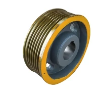 Elevator Traction Cast Iron Main Wheel Shaft Hole 85/90mm For Toshiba Lift Parts 330*5*8