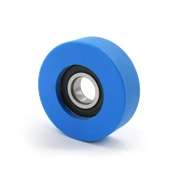 Escalator Parts Aluminum Waterproof Step Roller Center Blue Roller Escalator Outdoor