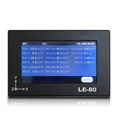 LE-80 Elevator Acceleration And Deceleration Tester Lift Motion Test Device Calibration Certificate