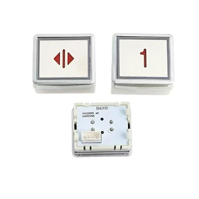 Modern Design Elevator Parts BA200 Hall Call Button Square Push Button A4N10298 A4J10299